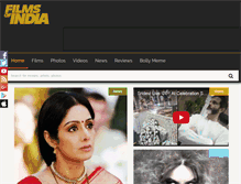 Tablet Screenshot of filmsofindia.com